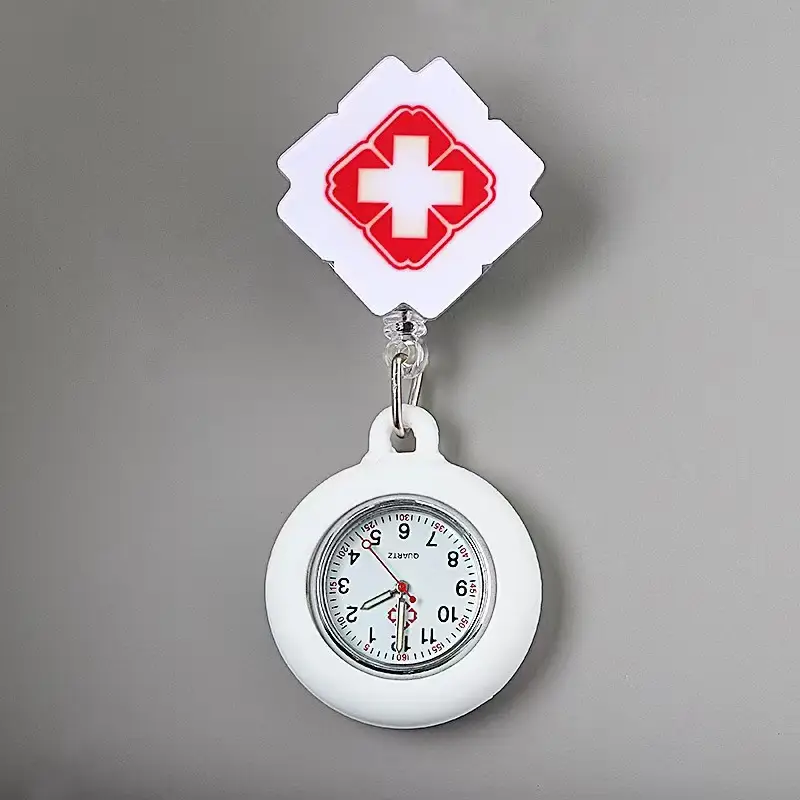 Hospital Doctors Use Retractable Pocket Watches with Patterns, Nurse Watches, Pocket Watches, Dial Watches, Large Women's Watches — feature 11