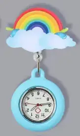 Hospital Doctors Use Retractable Pocket Watches with Patterns, Nurse Watches, Pocket Watches, Dial Watches, Large Women's Watches