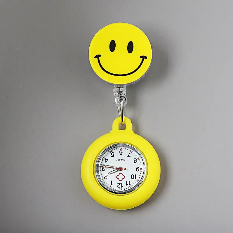 Hospital Doctors Use Retractable Pocket Watches with Patterns, Nurse Watches, Pocket Watches, Dial Watches, Large Women's Watches