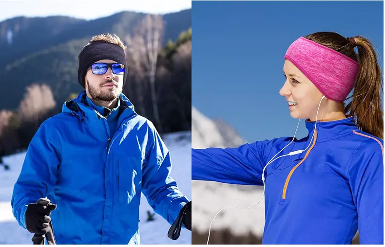 Winter Fleece Lined Ear Protection Headband for Sports — feature 11