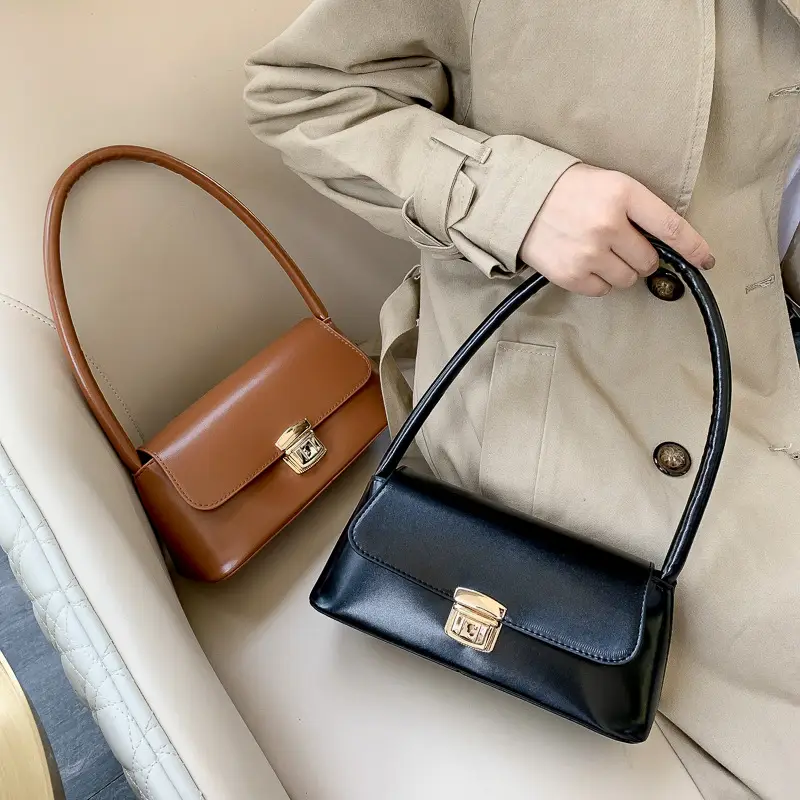 2026 Retro Women's Brown Korean Style Shoulder Bag - Image 6