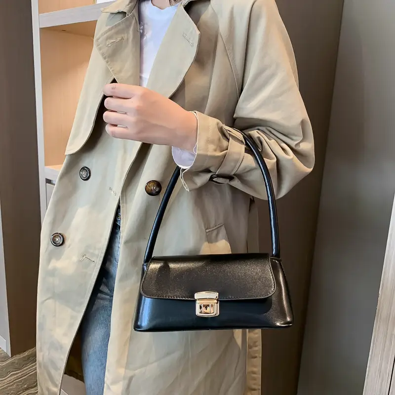2026 Retro Women's Brown Korean Style Shoulder Bag - Image 7
