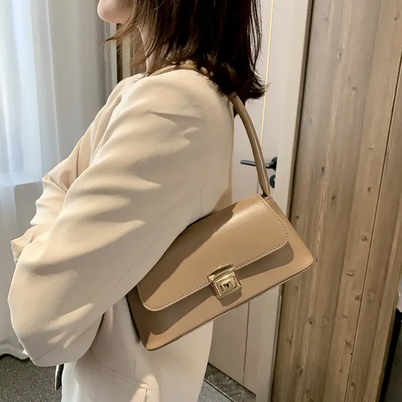 2026 Retro Women's Brown Korean Style Shoulder Bag - Image 8