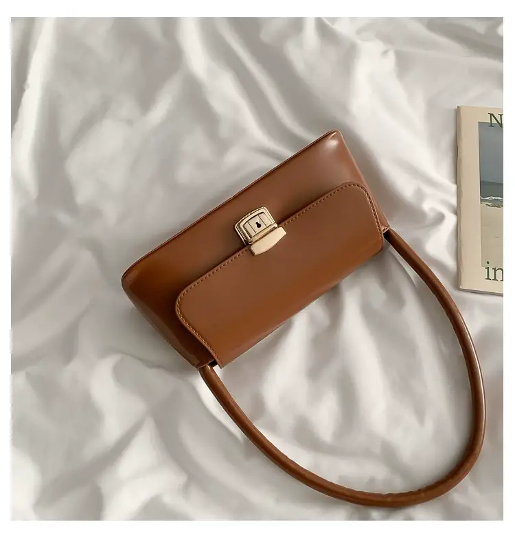 2026 Retro Women's Brown Korean Style Shoulder Bag — feature 12
