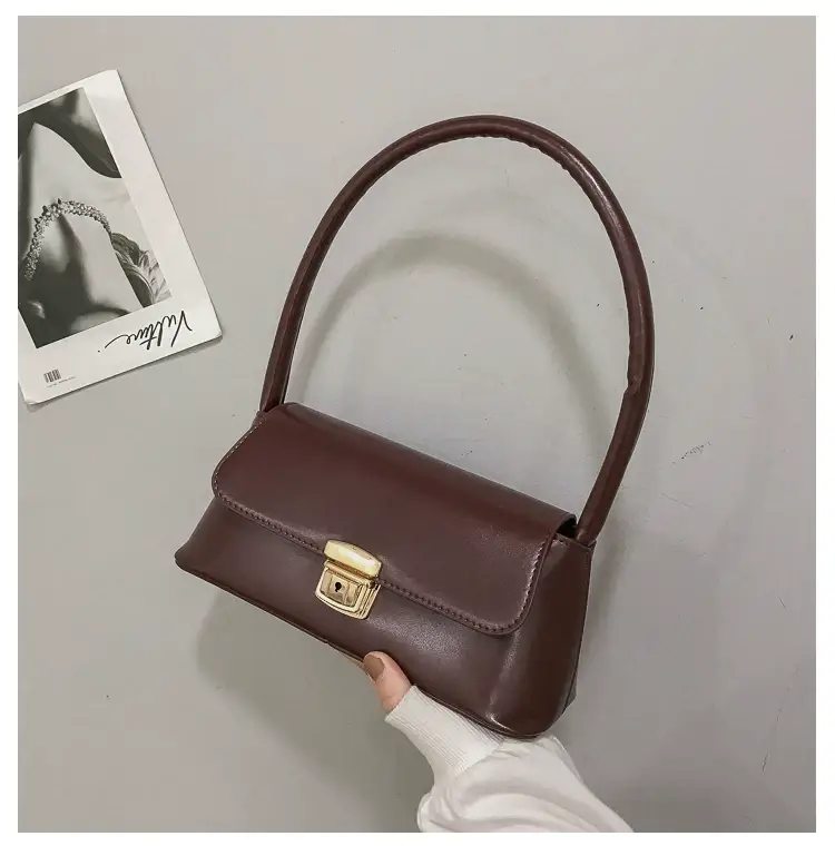 2026 Retro Women's Brown Korean Style Shoulder Bag — feature 16