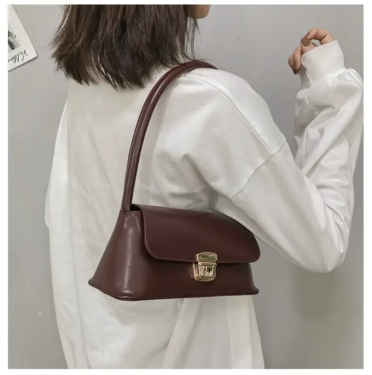 2026 Retro Women's Brown Korean Style Shoulder Bag — feature 19