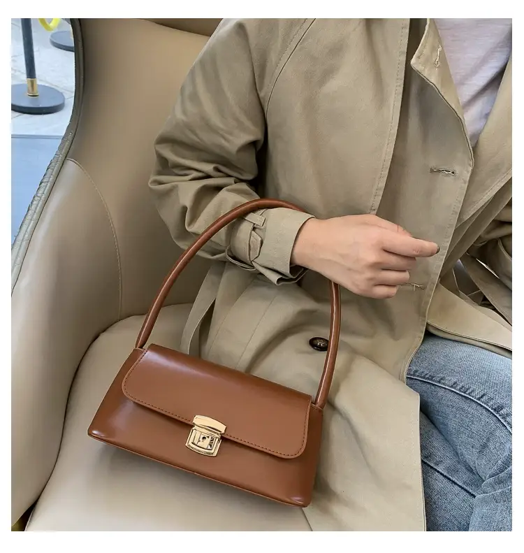 2026 Retro Women's Brown Korean Style Shoulder Bag — feature 29