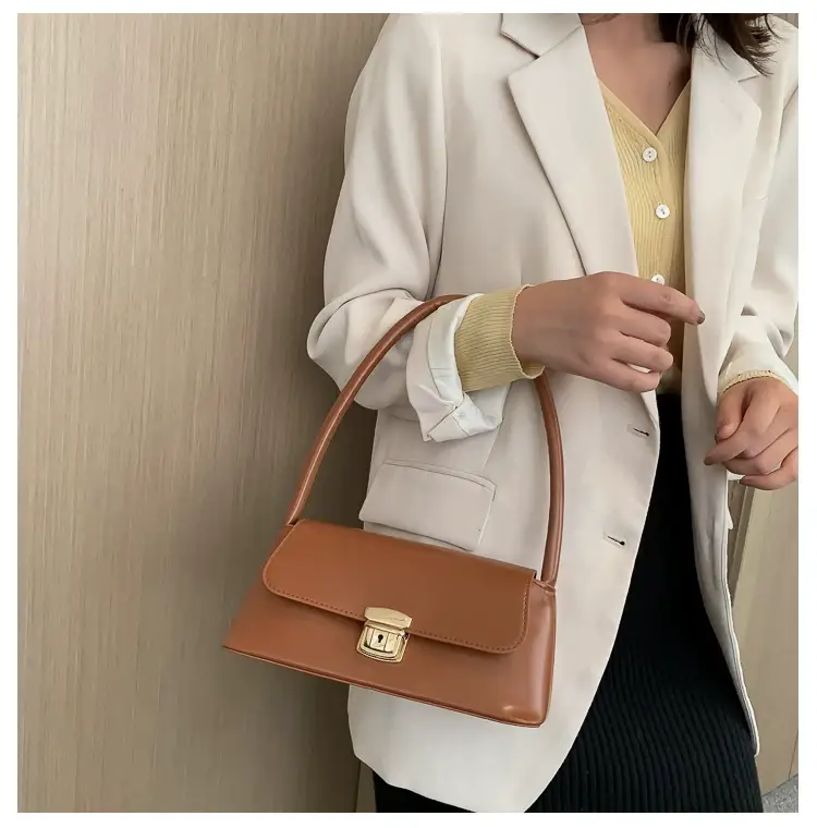 2026 Retro Women's Brown Korean Style Shoulder Bag — feature 36