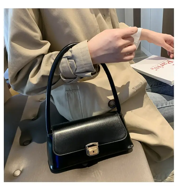 2026 Retro Women's Brown Korean Style Shoulder Bag — feature 47