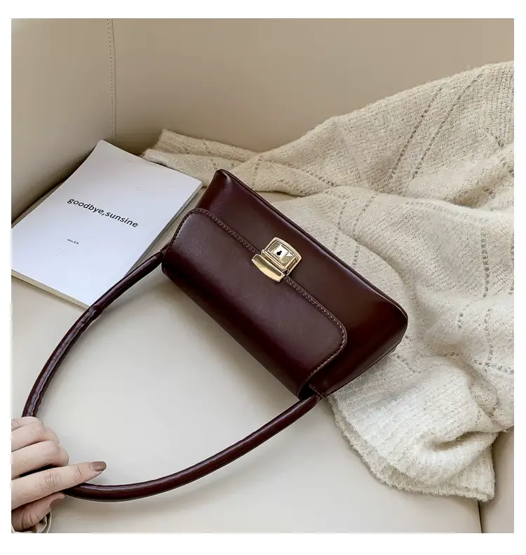 2026 Retro Women's Brown Korean Style Shoulder Bag — feature 70