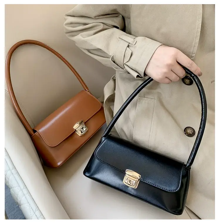 2026 Retro Women's Brown Korean Style Shoulder Bag — feature 73