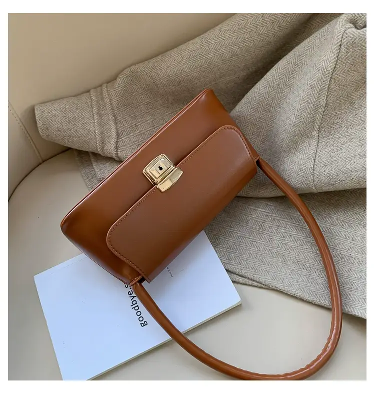 2026 Retro Women's Brown Korean Style Shoulder Bag — feature 91