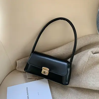 2026 Retro Women's Brown Korean Style Shoulder Bag - Image 2