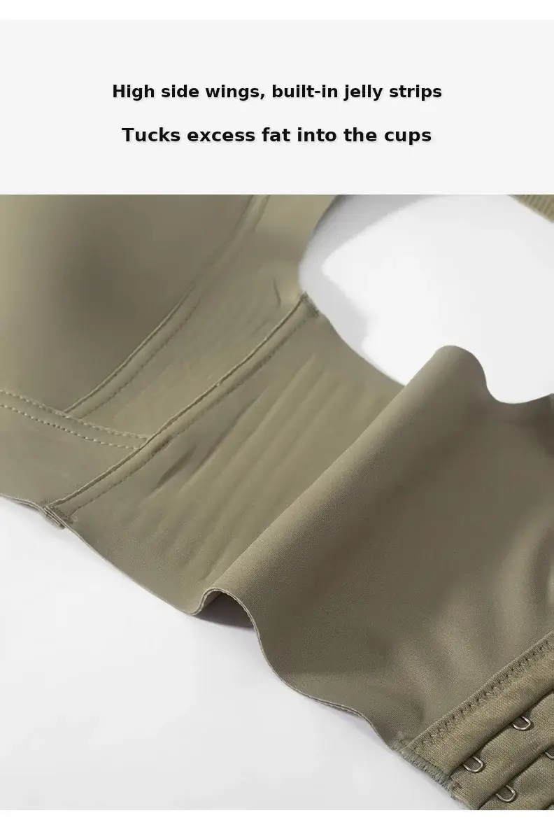 Women's Adjustable Plain Bra Grey Plus Size — feature 11
