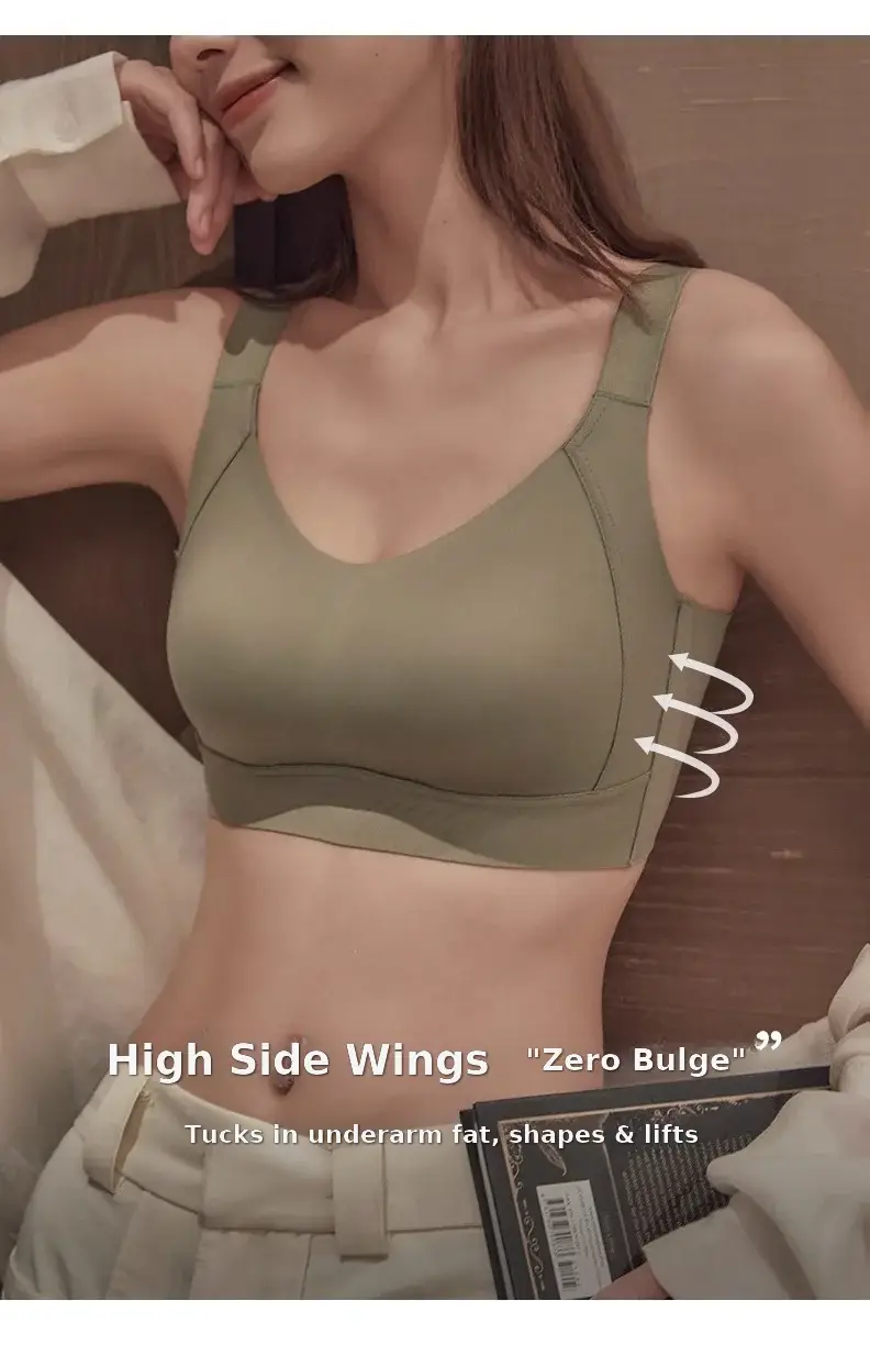 Women's Adjustable Plain Bra Grey Plus Size — feature 6