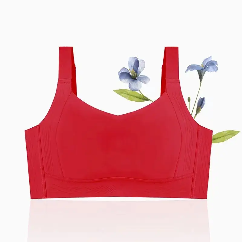 Women's Adjustable Plain Bra Grey Plus Size - Image 7