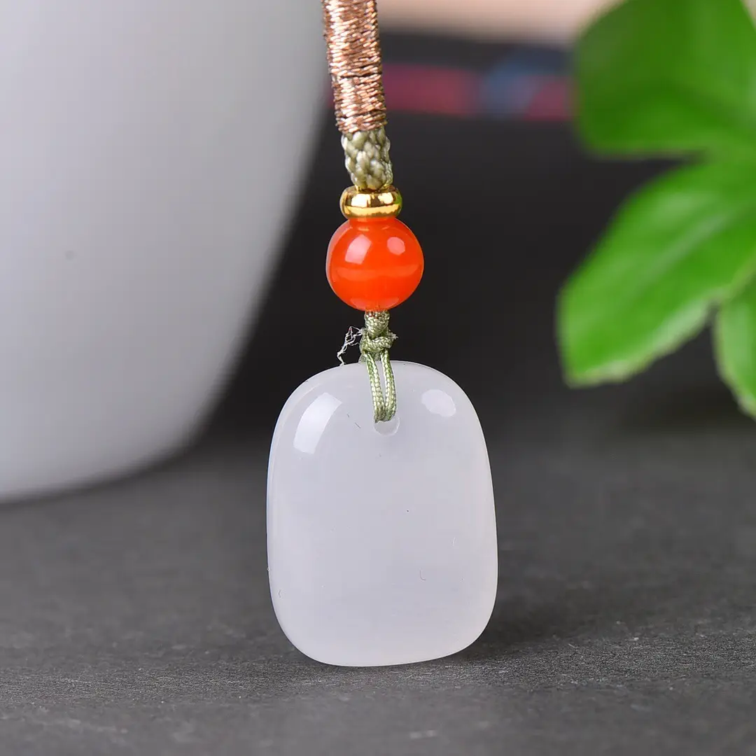 Jade Tiger Pendant with Gold Plated Chain - Image 3
