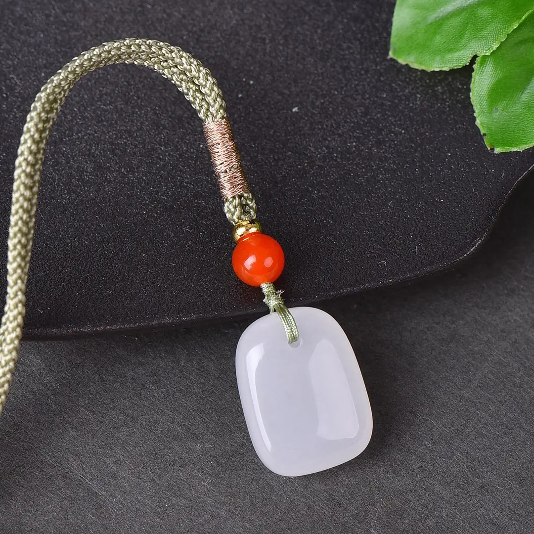 Jade Tiger Pendant with Gold Plated Chain - Image 5