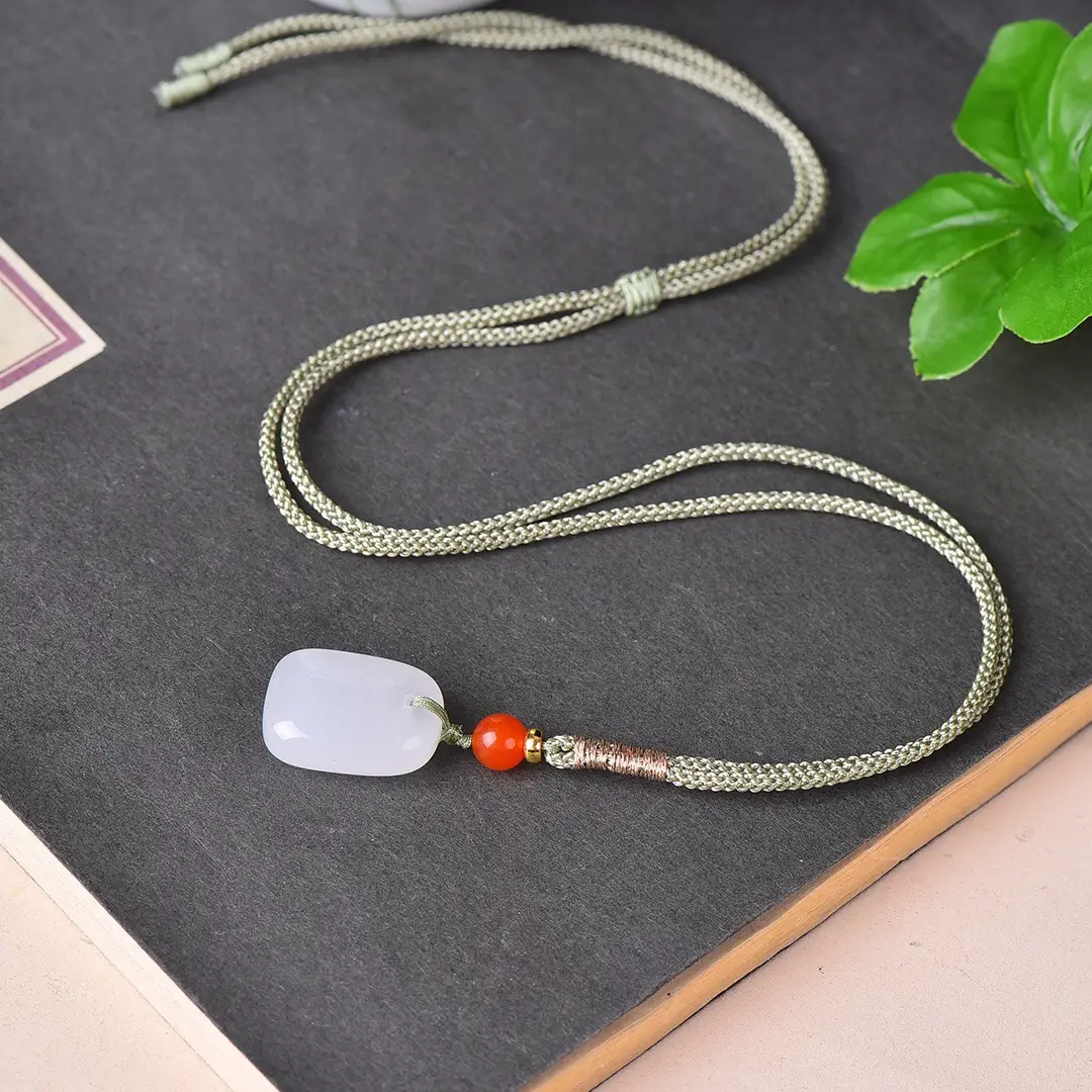 Jade Tiger Pendant with Gold Plated Chain — feature 7