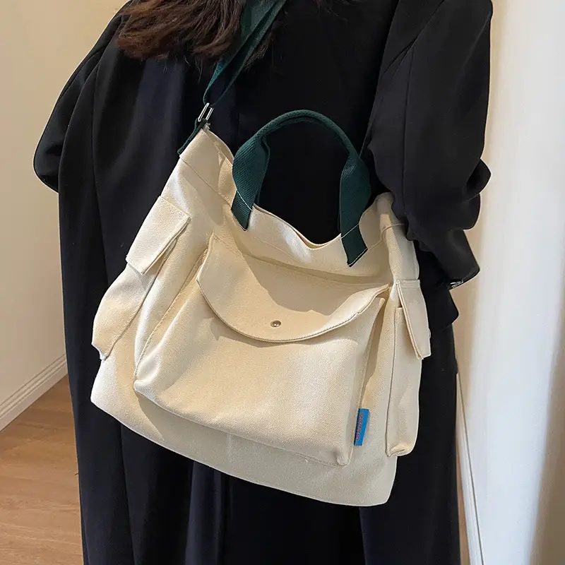 Women Canvas Shoulder Crossbody Bag Yellow 2026 - Image 6
