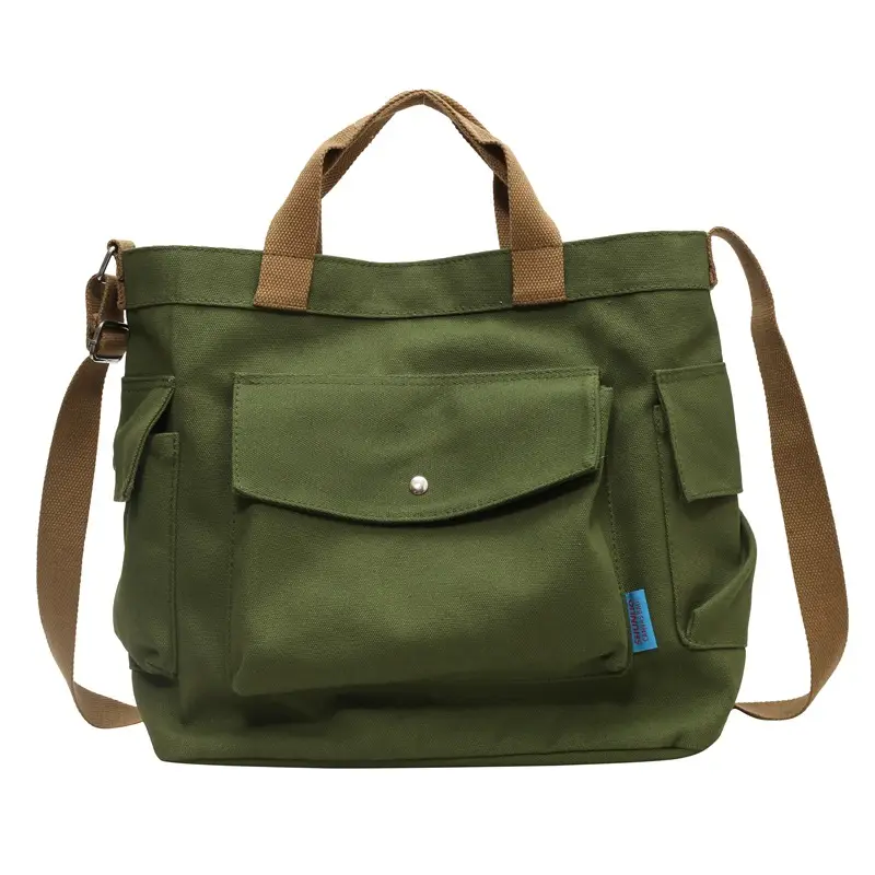 Women Canvas Shoulder Crossbody Bag Yellow 2026 - Image 9