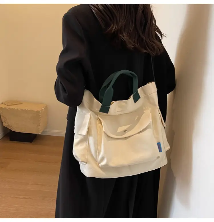 Women Canvas Shoulder Crossbody Bag Yellow 2026 — feature 21