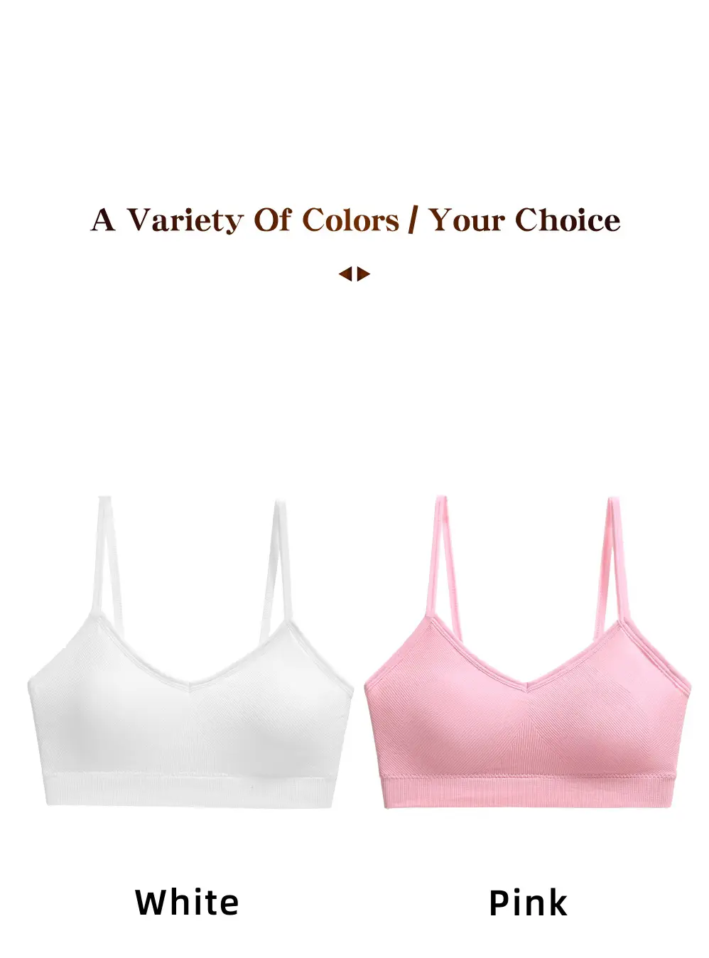 French style wireless push up girl's underwear big chest small thin thread bra sexy comfortable breathable beautiful vest — feature 13