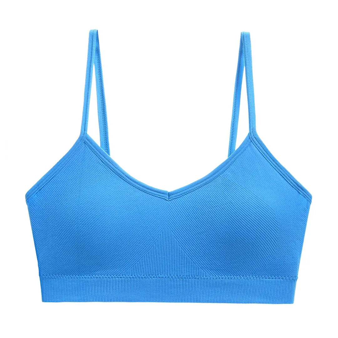 French style wireless push up girl's underwear big chest small thin thread bra sexy comfortable breathable beautiful vest