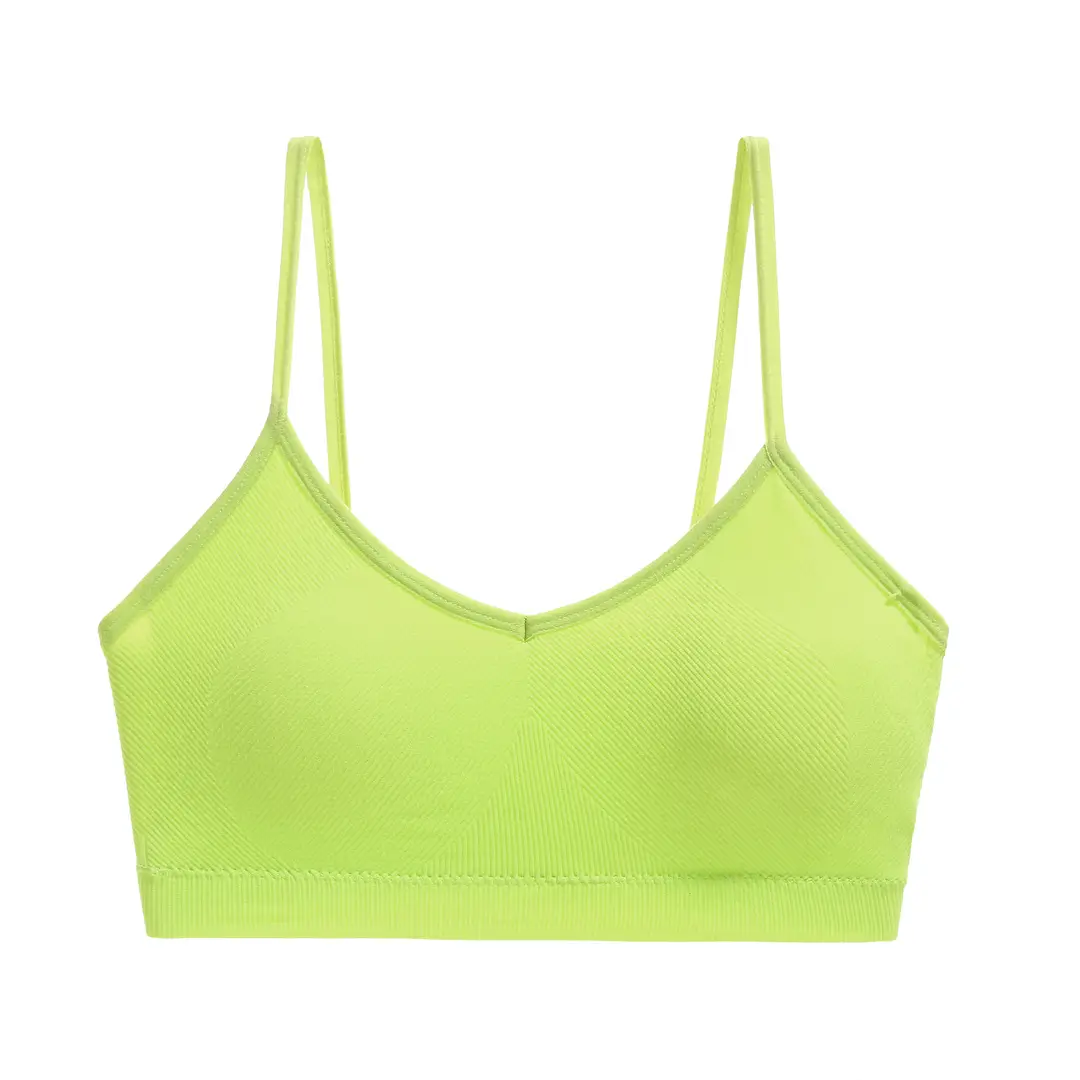 French style wireless push up girl's underwear big chest small thin thread bra sexy comfortable breathable beautiful vest