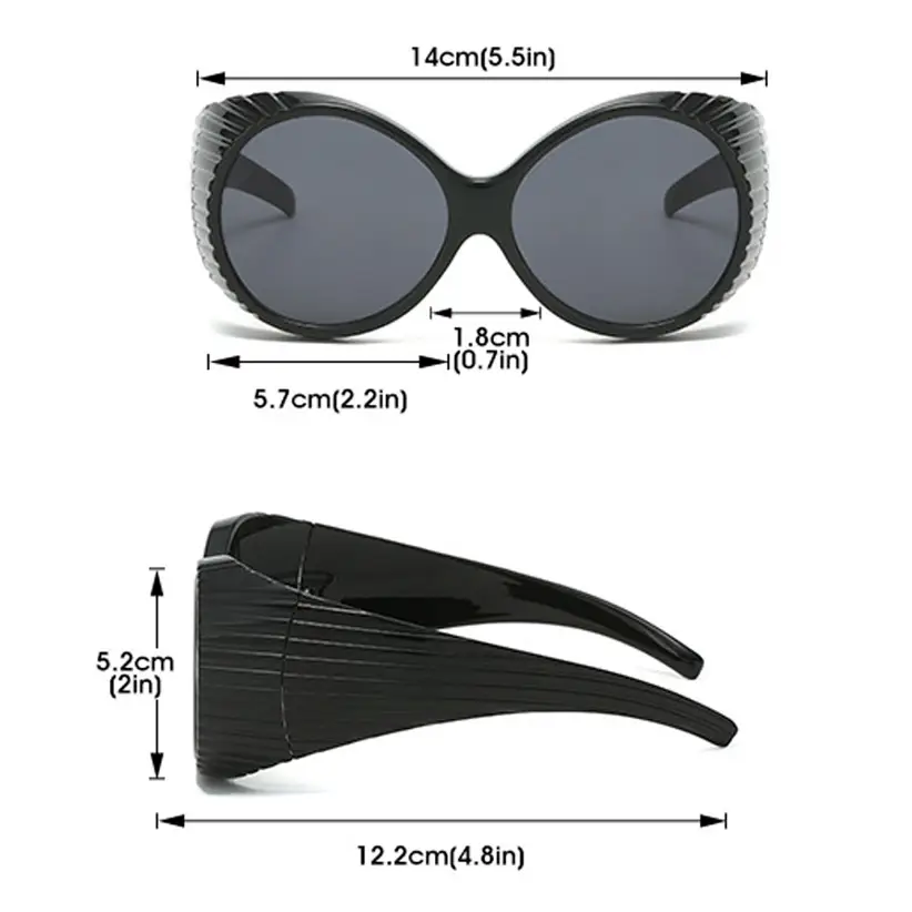 New Millennium Spice Sunglasses European American Fashion Avant-Garde Punk Hip Hop — feature 11