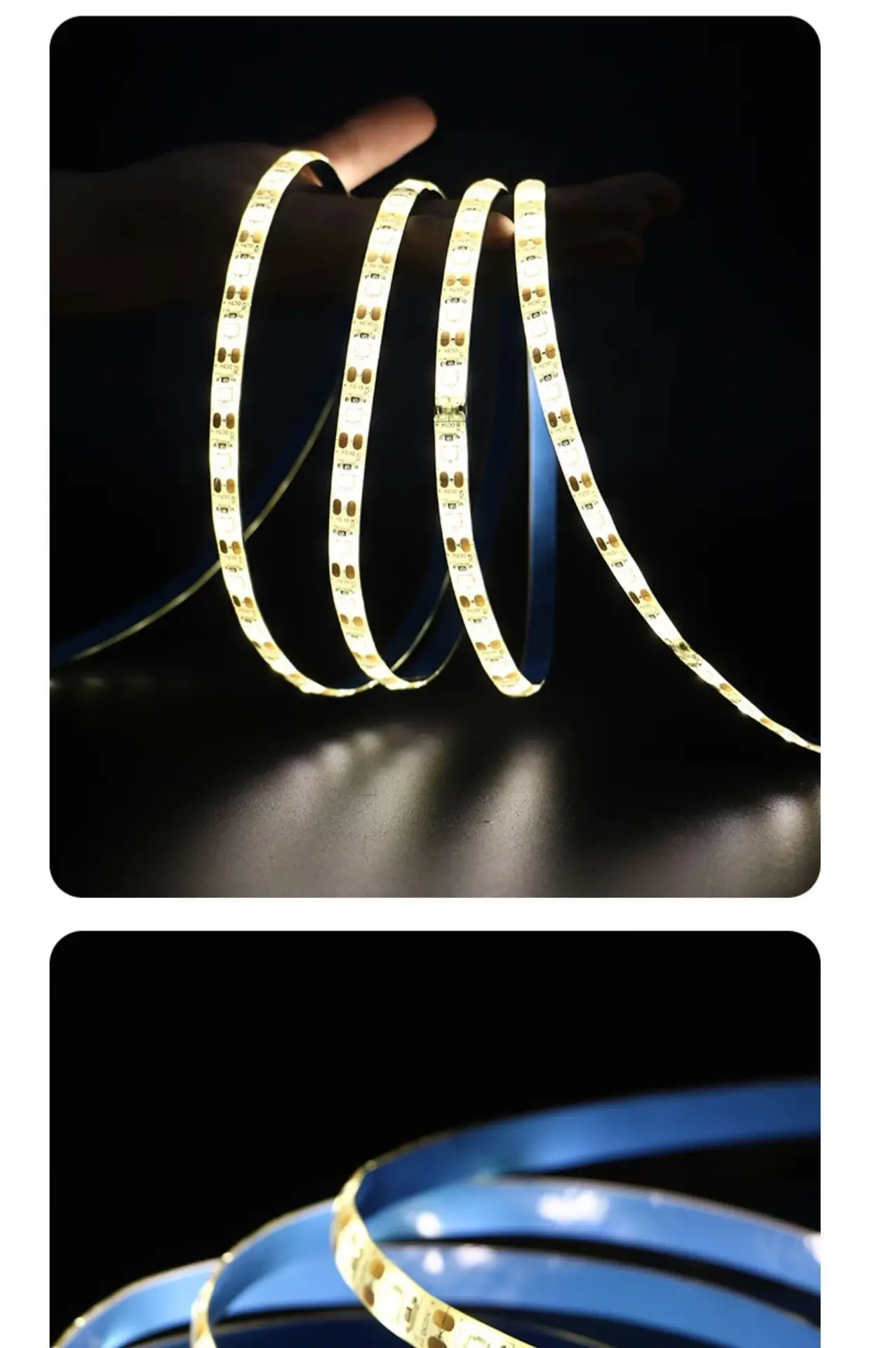 led light strip self-adhesive 5v low voltage super bright strip USB stall stall decoration power bank line embedded light strip — feature 26