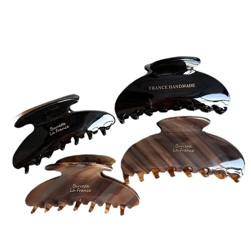 Autumn Winter Maillard Large Acetate Clip Female Hairpin Headdress - Image 7