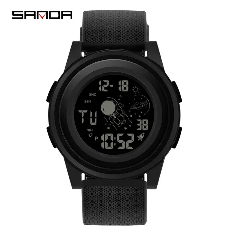 Sanda Luminous Multifunctional Watch for Men Women - Image 2