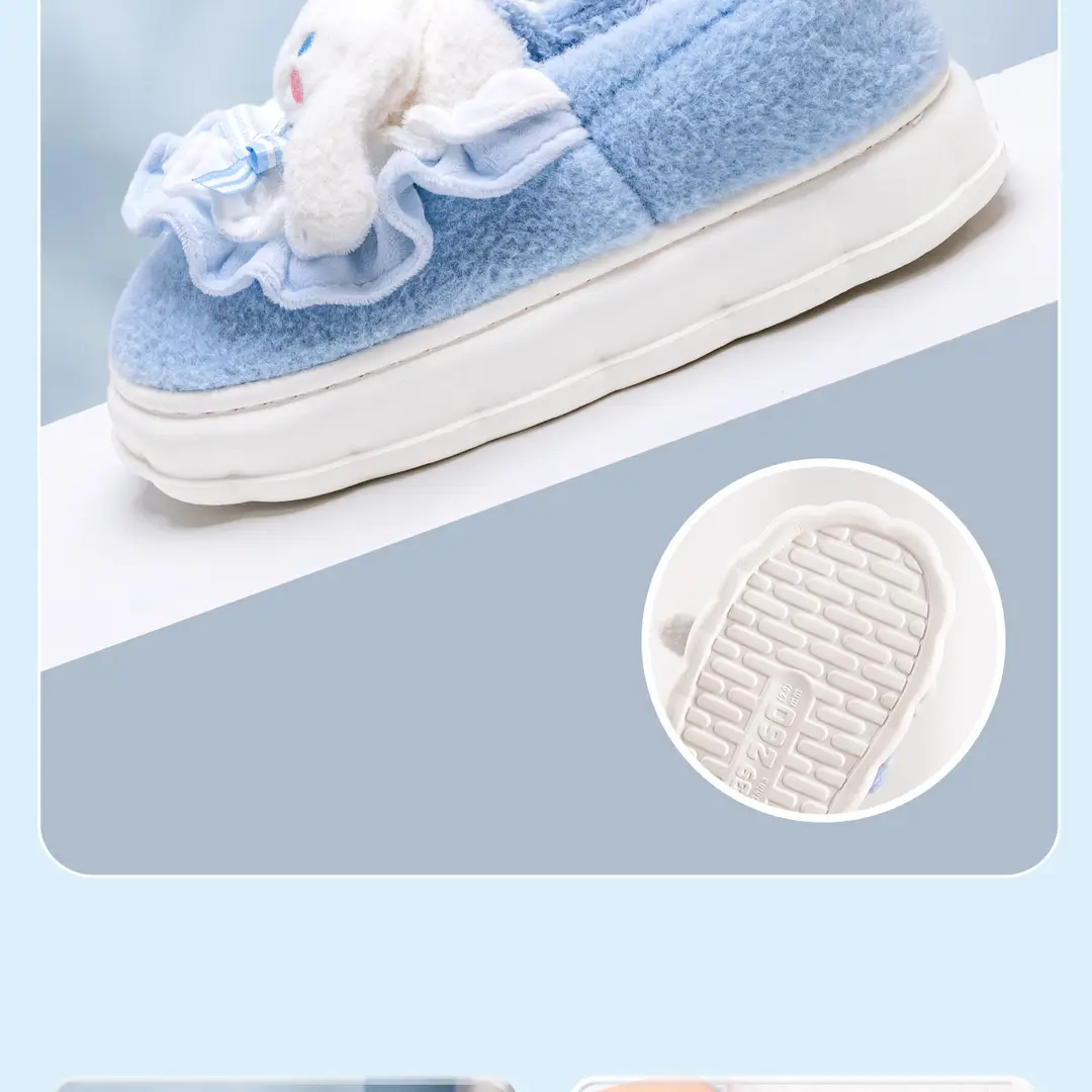 Cinnamon Dog Cotton Slippers for Women, Winter 2026 New Model, Indoor Home Thick-Soled Warm Cotton Shoes, Women's Winter Plush-Lined — feature 12