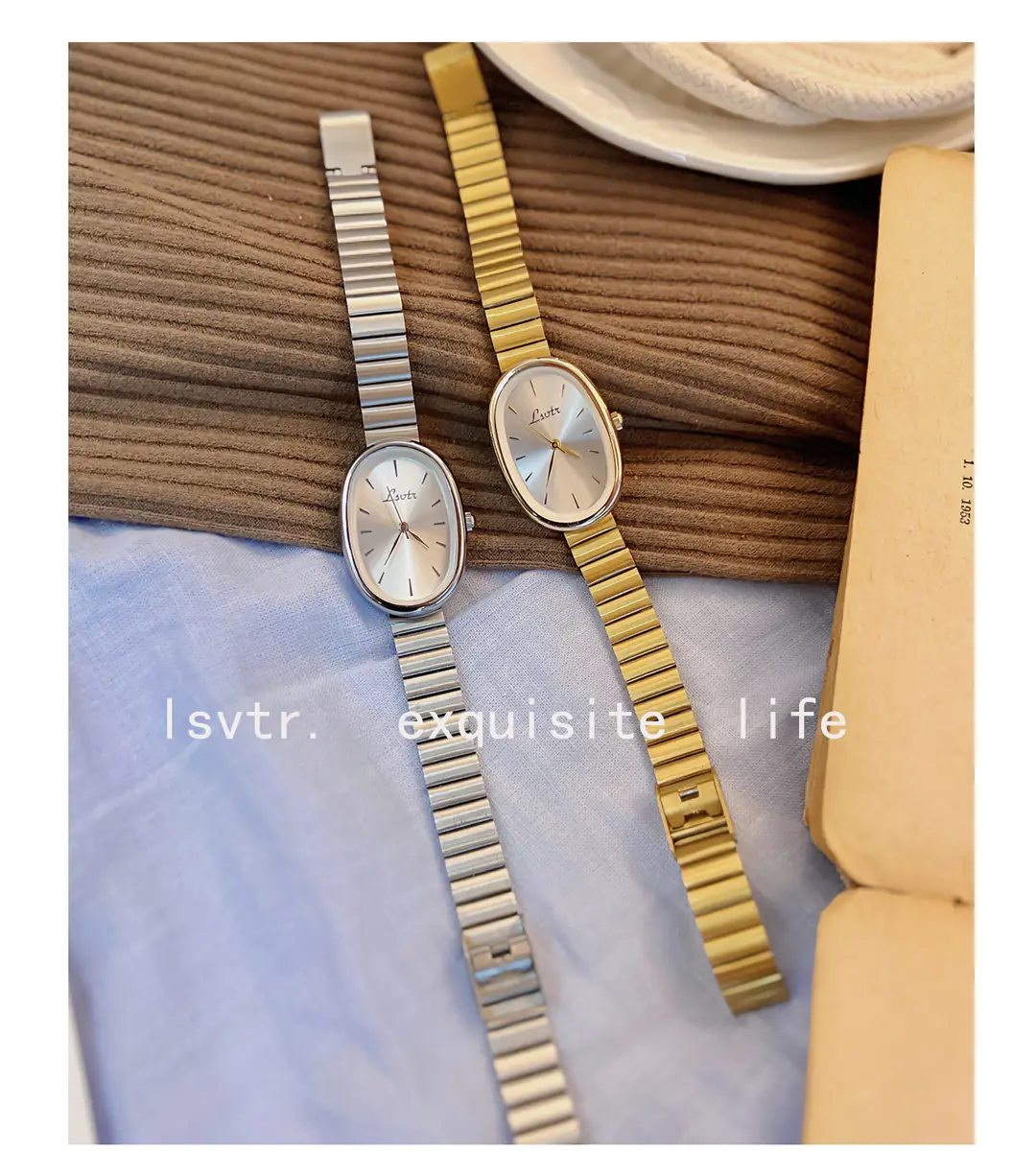 New Golden Middle Ancient Niche High Fashion Explosions Watch Small Gold Watch Women's Quartz Steel Band Women's Watch Wholesale — feature 1