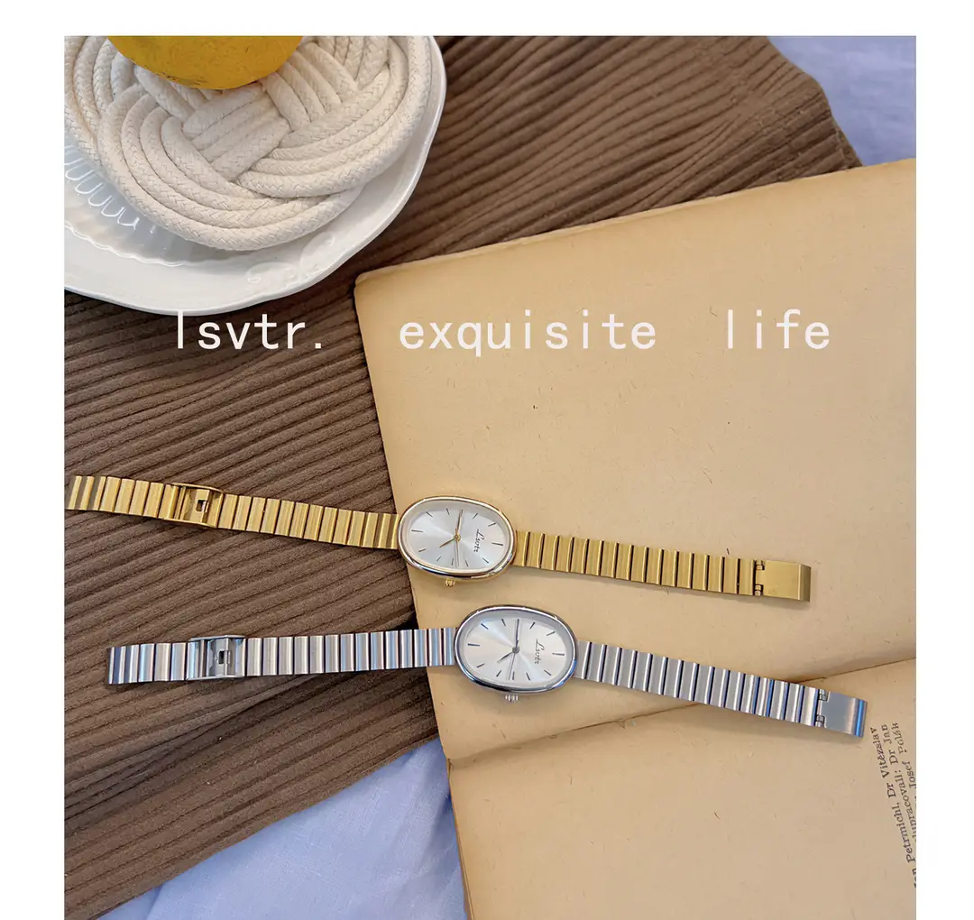 New Golden Middle Ancient Niche High Fashion Explosions Watch Small Gold Watch Women's Quartz Steel Band Women's Watch Wholesale — feature 2