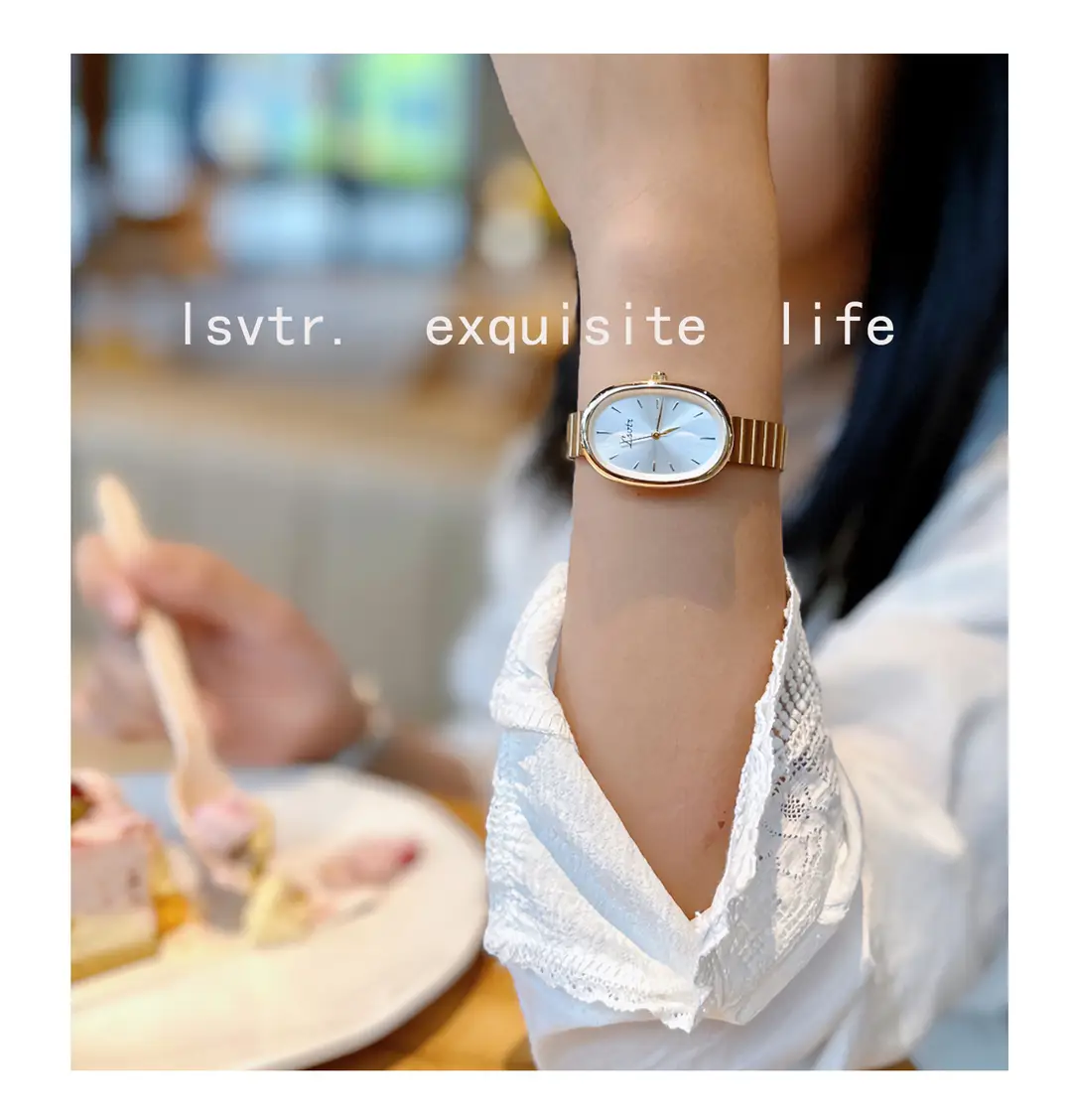 New Golden Middle Ancient Niche High Fashion Explosions Watch Small Gold Watch Women's Quartz Steel Band Women's Watch Wholesale — feature 8