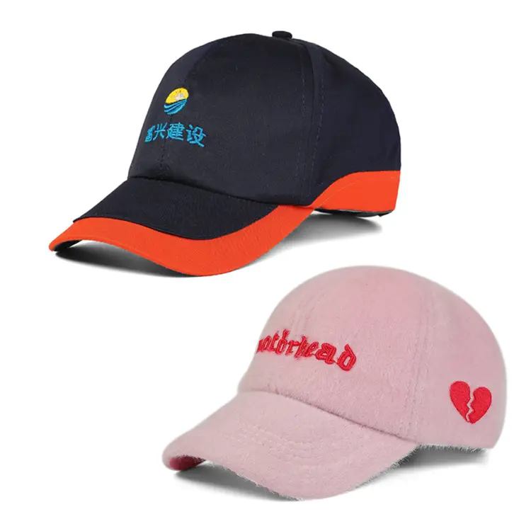 Blue High-Quality Baseball Cap with Embroidered Logo - Image 9