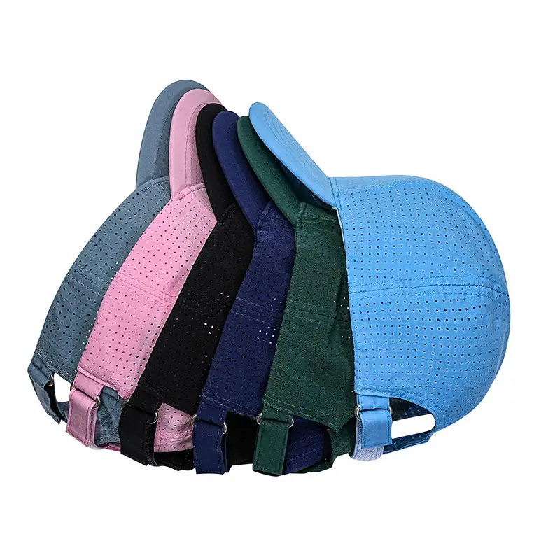 Blue High-Quality Baseball Cap with Embroidered Logo - Image 11