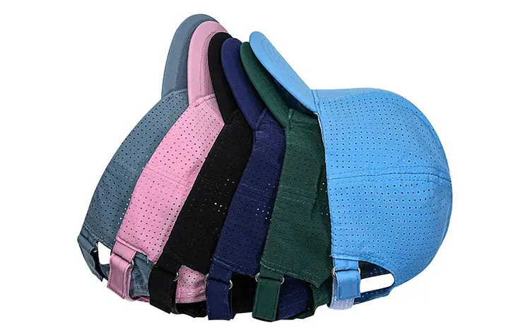 Blue High-Quality Baseball Cap with Embroidered Logo — feature 4