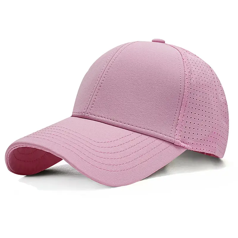 Blue High-Quality Baseball Cap with Embroidered Logo - Image 5