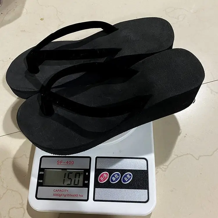 2023 Black Korean Style Platform Slippers Women — feature 1