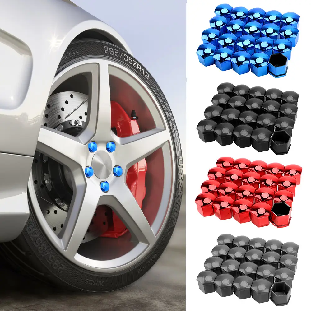 Universal Car Tire Screw Caps 17mm19mm21mm Wheel Hub Decorative Plastic - Image 10