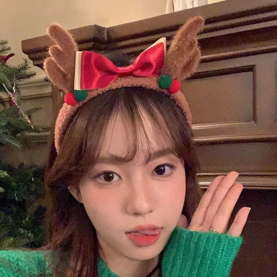 Christmas Antler Headbands for Girls 2023 New Autumn Winter