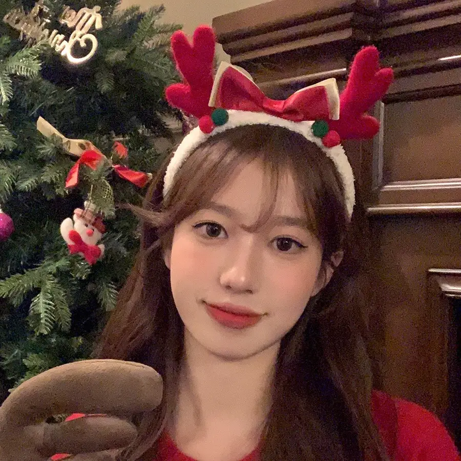 Christmas Antler Headbands for Girls 2023 New Autumn Winter