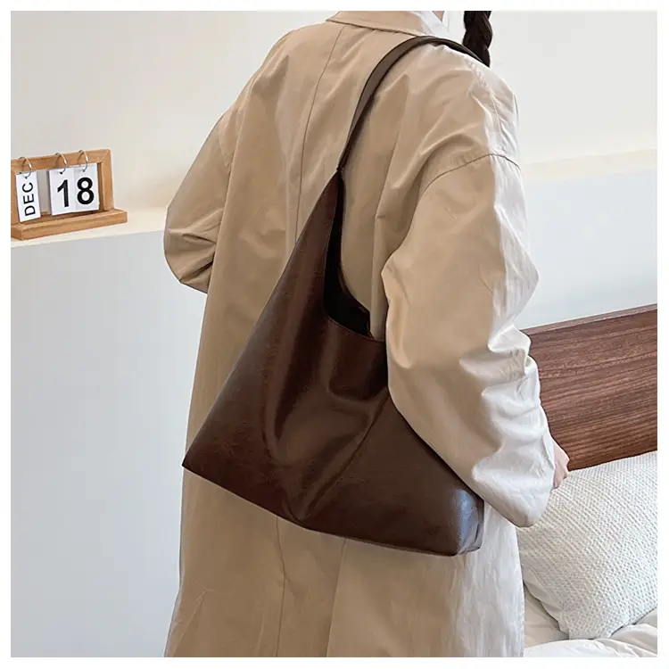 Women's Korean Style Tan Tote Bag Large Capacity — feature 15