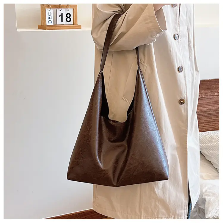 Women's Korean Style Tan Tote Bag Large Capacity — feature 16