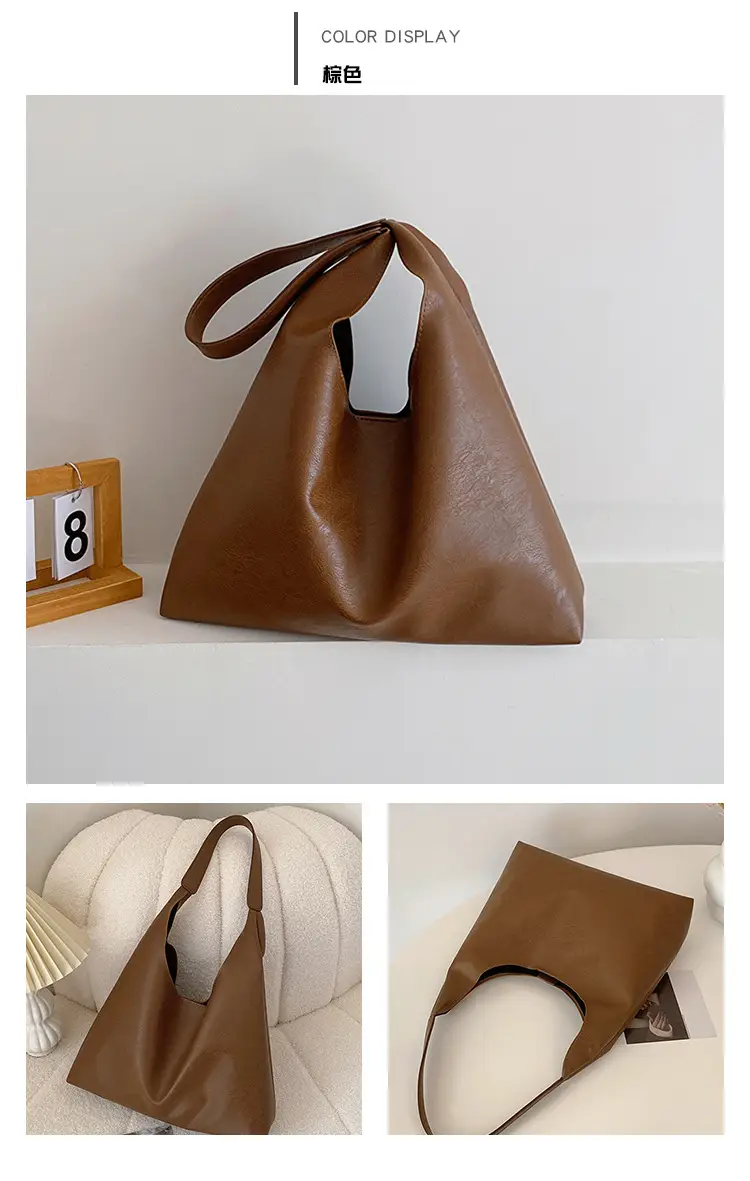 Women's Korean Style Tan Tote Bag Large Capacity — feature 19