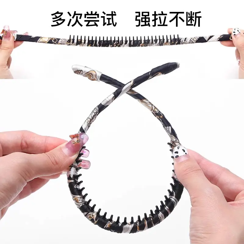 Non-Slip Toothed Hair Comb Headband for Women - Image 11
