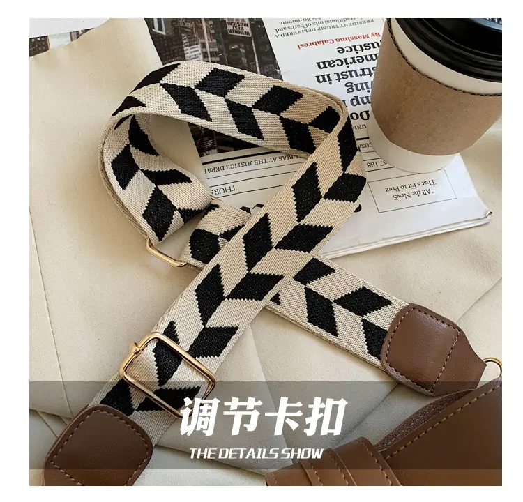 Brown Leather Crossbody Bag with Gold Clasp — feature 6